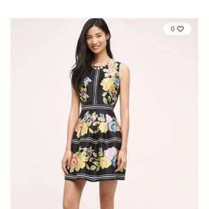 Anthropologie payal pratap Garden Grid Dress